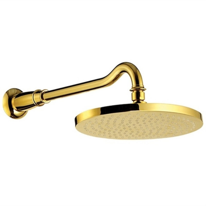 FontanaShowers Plated Rain Fixed Shower Head Wayfair